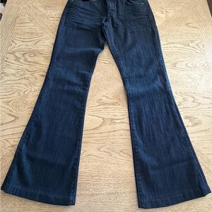 Express Midnight Blue Wide Leg Jeans